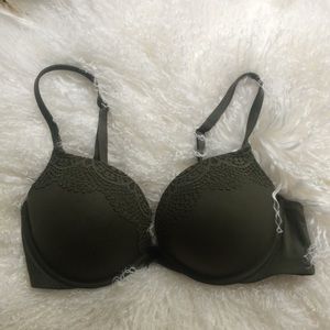 VS Body by Victoria Push Up Bra, Dark Green, 36D